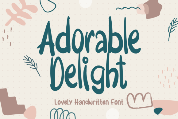 Adorable Delight: A Font That Brings Joy to Digital Design