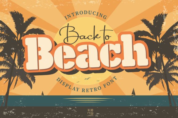 Back to Beach Font for Web Design