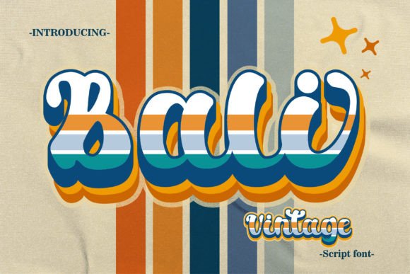 Bali Vintage Font Review: A Retro Touch for Modern Campaigns