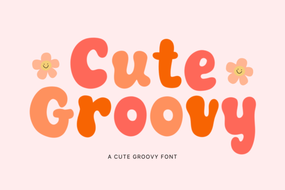 Cute Groovy: A Playful Typeface for Editorial Design