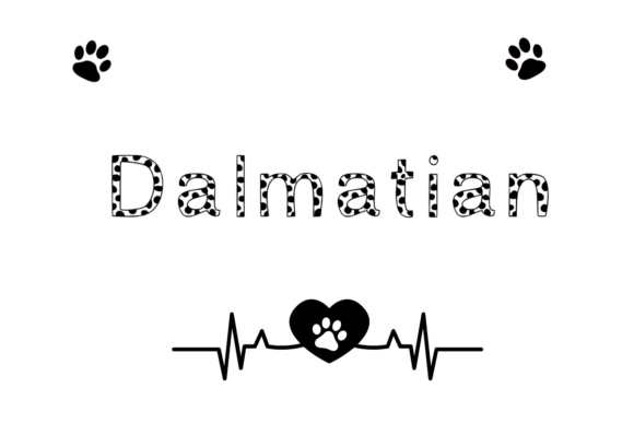 Dalmatian Font: A Playful Touch for Creative Projects