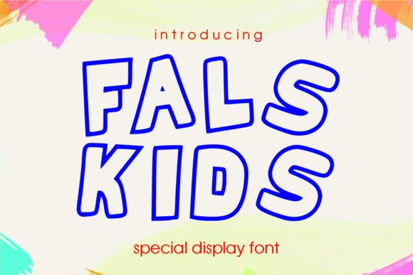 Fals Kids: A Bold Font for Crafty Creators