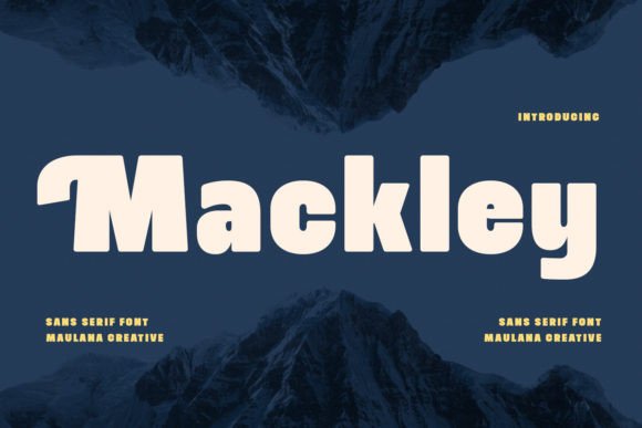 Font That Speaks Volumes: Mackley for Branding