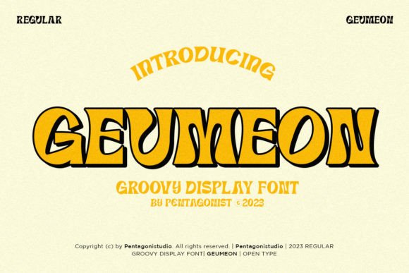 Geumeon Groovy Display: A Timeless Typographic Choice