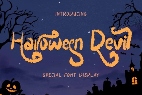 Halloween Devil: A Spooky Font for Editorial Design