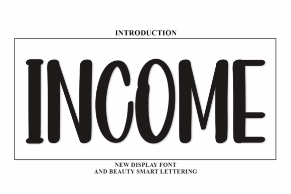Income: A Handwritten Font That Elevates Digital Branding