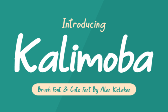 Kalimoba: A Friendly Display Font for Editorial Design