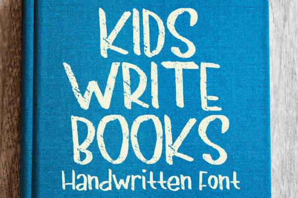 Kids Write Books Font for Creative Makers