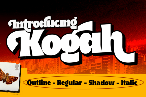 Kogah: A Bold Serif Font for Editorial Impact