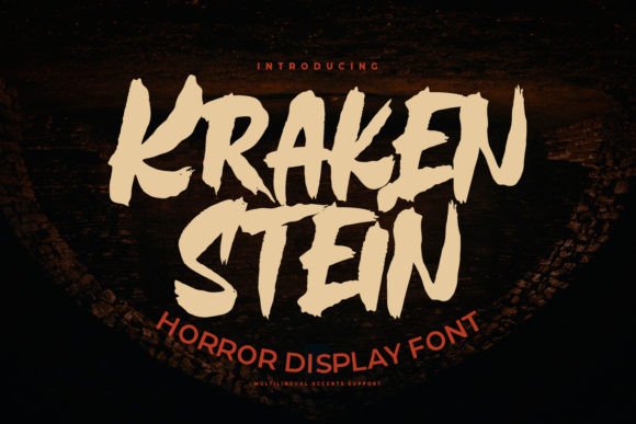Krakenstein: A Display Font for Editorial Impact