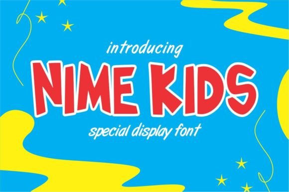 Nime Kids Font for Playful Editorial Design