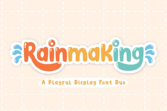 Rainmaking Font Review: A Playful Handwritten Duo for Branding