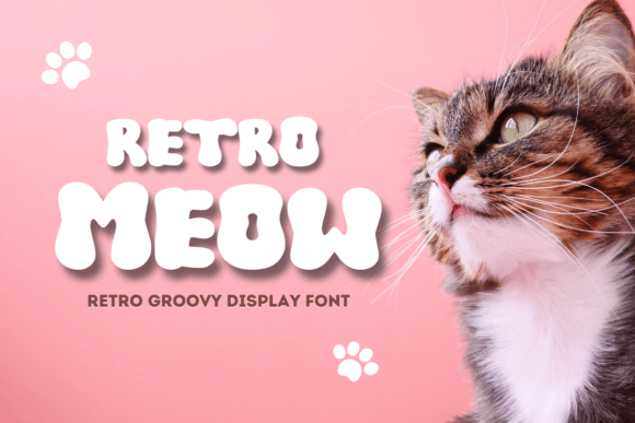Retro Meow: A Vintage Vibe for Modern Branding