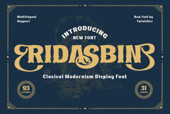 Ridasbin Serif Font for Modern Branding