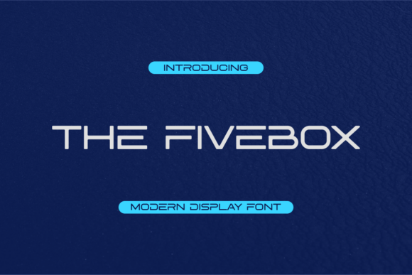 The Fivebox: A Modern Font for Crafters and Designers