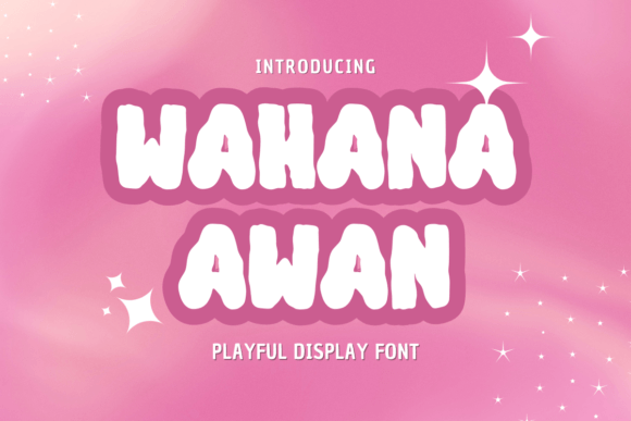 Wahana Awan Font for Creative Makers
