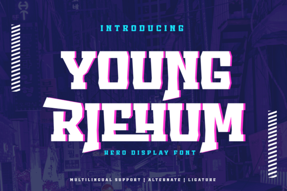 Young Riehum: A Heroic Font for Bold Campaigns